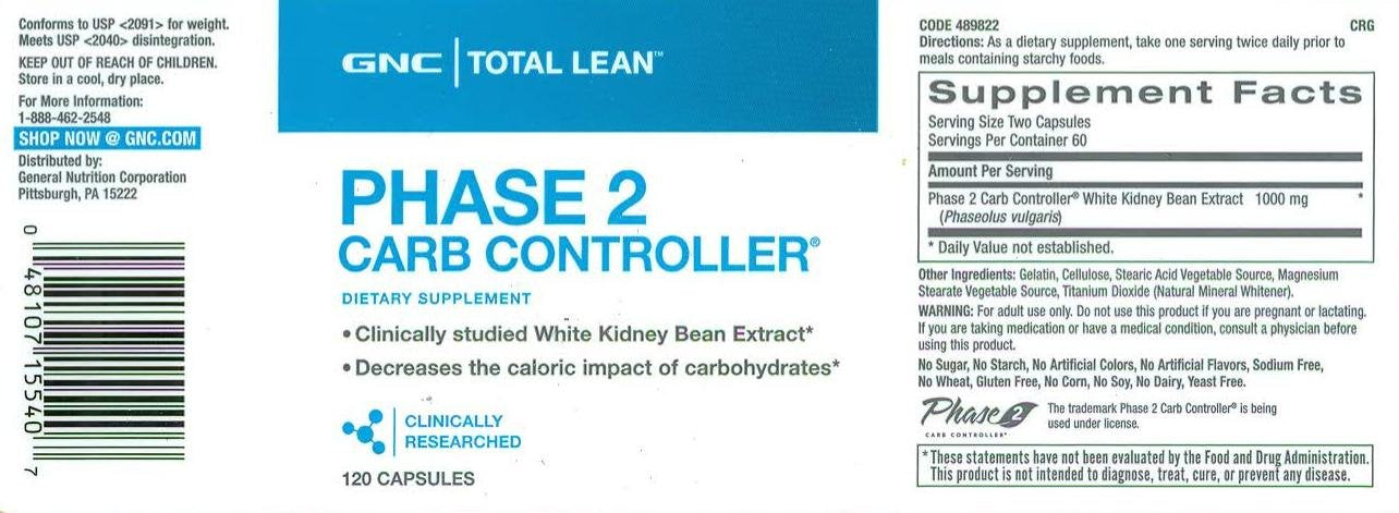 GNC Total Lean Phase 2 Carb Controller | Decreases Calorie Impact from Carbohydrates GNCBuy Supplements Australia