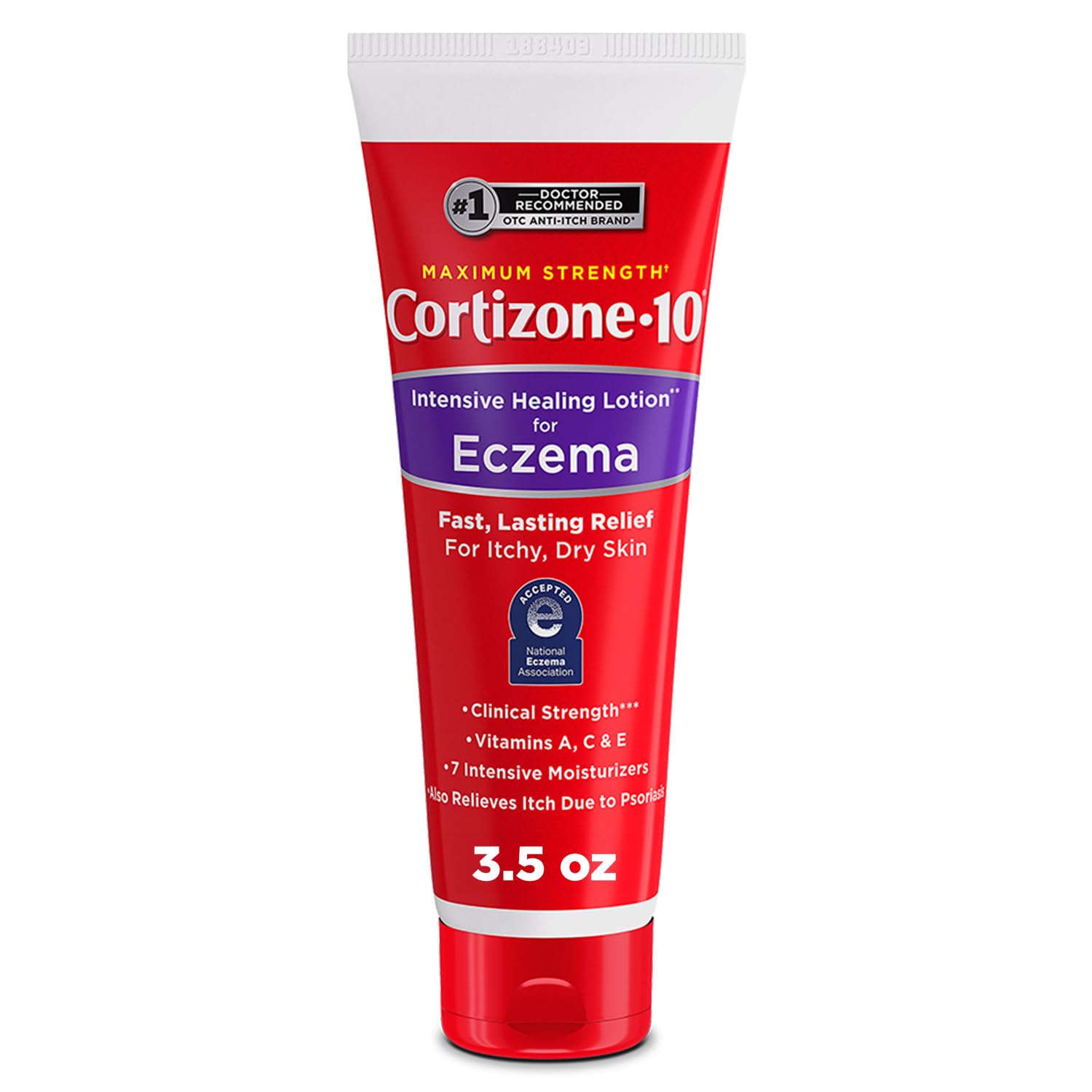Cortizone-10 Maximum Strength Intensive Healing Itch Relief Lotion for Eczema, 1% Hydrocortisone, Fast-Acting, Anti-Itch Cream for Minor Skin Irritations, Rashes and Inflammation Due to Eczema, 3.5 oz Cortizone 10Buy Supplements Australia