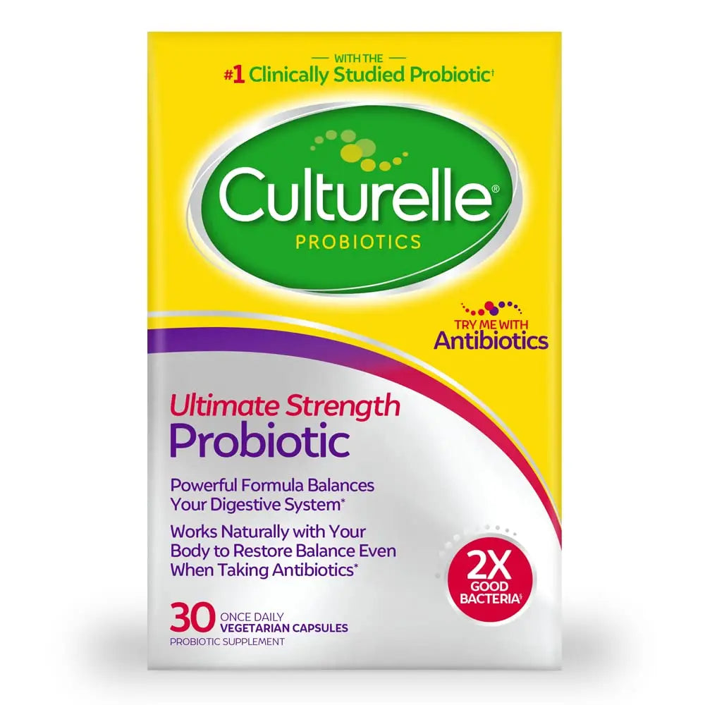 Culturelle Ultimate Strength 20 Billion CFU Probiotic Plus Kids Complete Multivitamin with 11 Vitamins and Minerals Chewables, 50 Count CulturelleBuy Supplements Australia