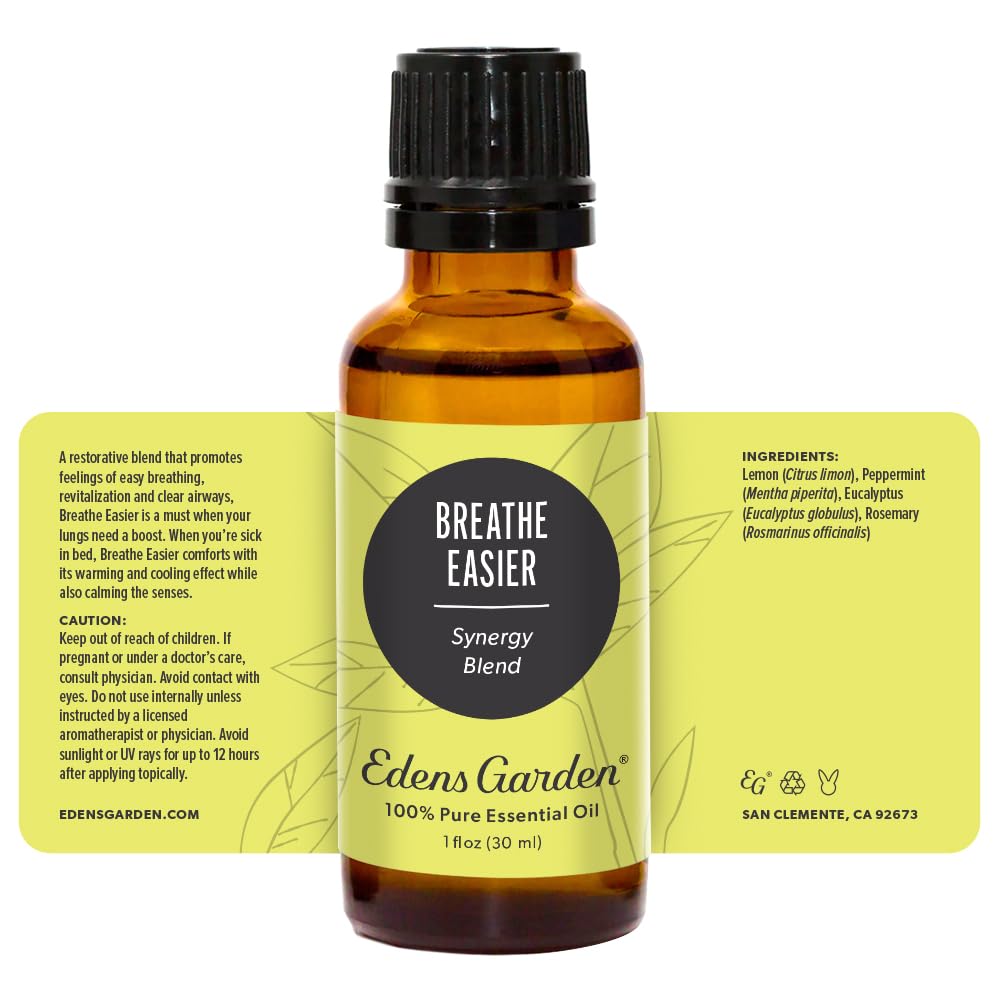 Edens Garden Breathe Easier Essential Oil Synergy Blend, 100% Pure Therapeutic Grade Edens GardenBuy Supplements Australia