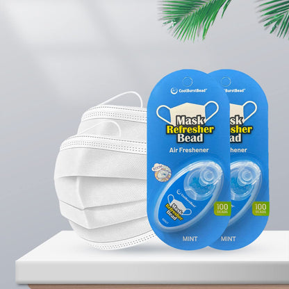 CoolBurstBead Face Mask Refresher, Long-Lasting & Strong Refreshing Fragrance, 4-Pack CoolBurstBeadBuy Supplements Australia