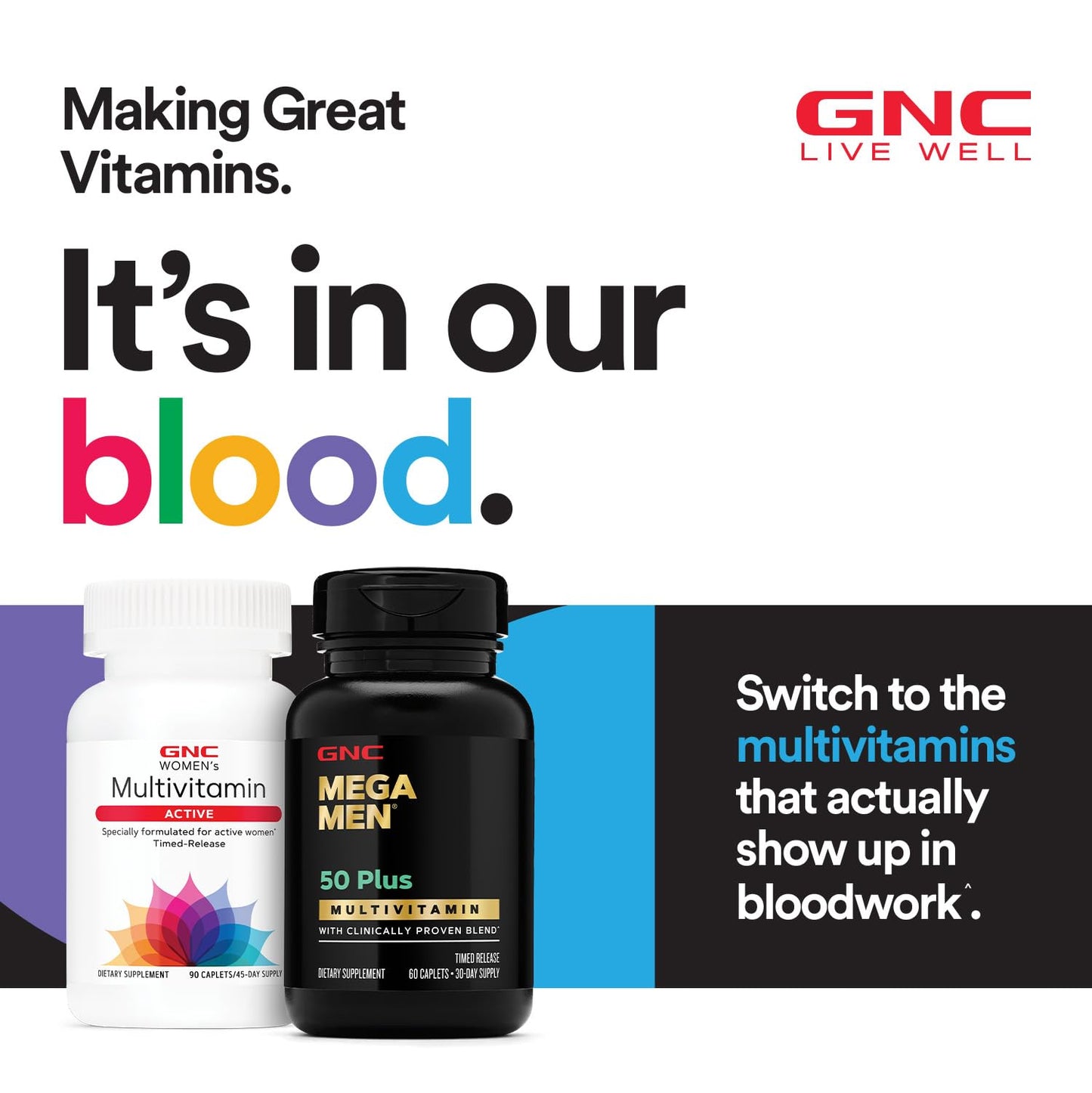 GNC Mega Men Sport Multivitamin | Performance, Muscle Function, and General Health | 90 Count GNCBuy Supplements Australia