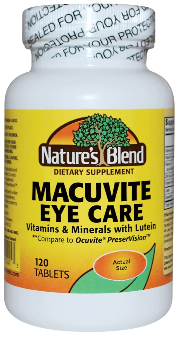 Natures Blend Macuvite Eye Care, 120 tabs Pack of 2 Nature's BlendBuy Supplements Australia