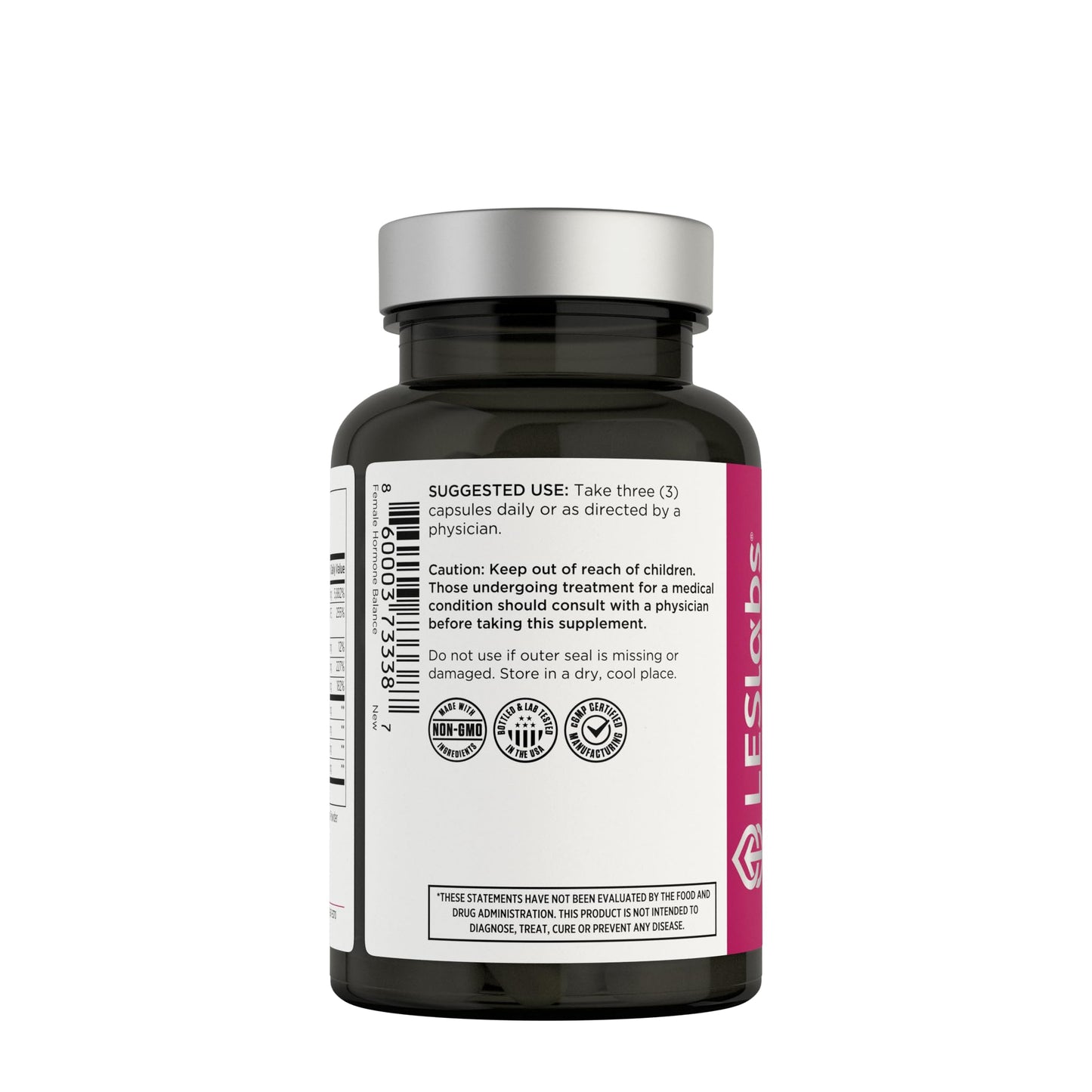 LES Labs Female Hormone Balance Supplement – Hormone Support for Women with Inositol, DIM, Vitex, Chaste Tree, Vitamin B6 & Folate – Menstrual Cycle & Fertility Support – 90 Capsules – Non-GMO LES LabsBuy Supplements Australia
