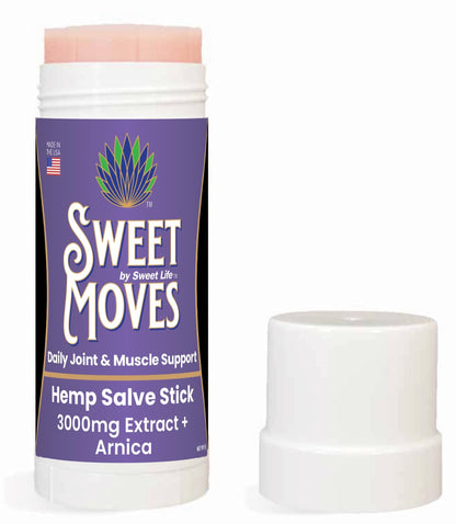 Sweet Life | Hemp Salve Stick | 3000mg | Organic Botanical Balm | Twist-Up Applicator | Small Business | Muscle & Joint Comfort Sweet LifeBuy Supplements Australia