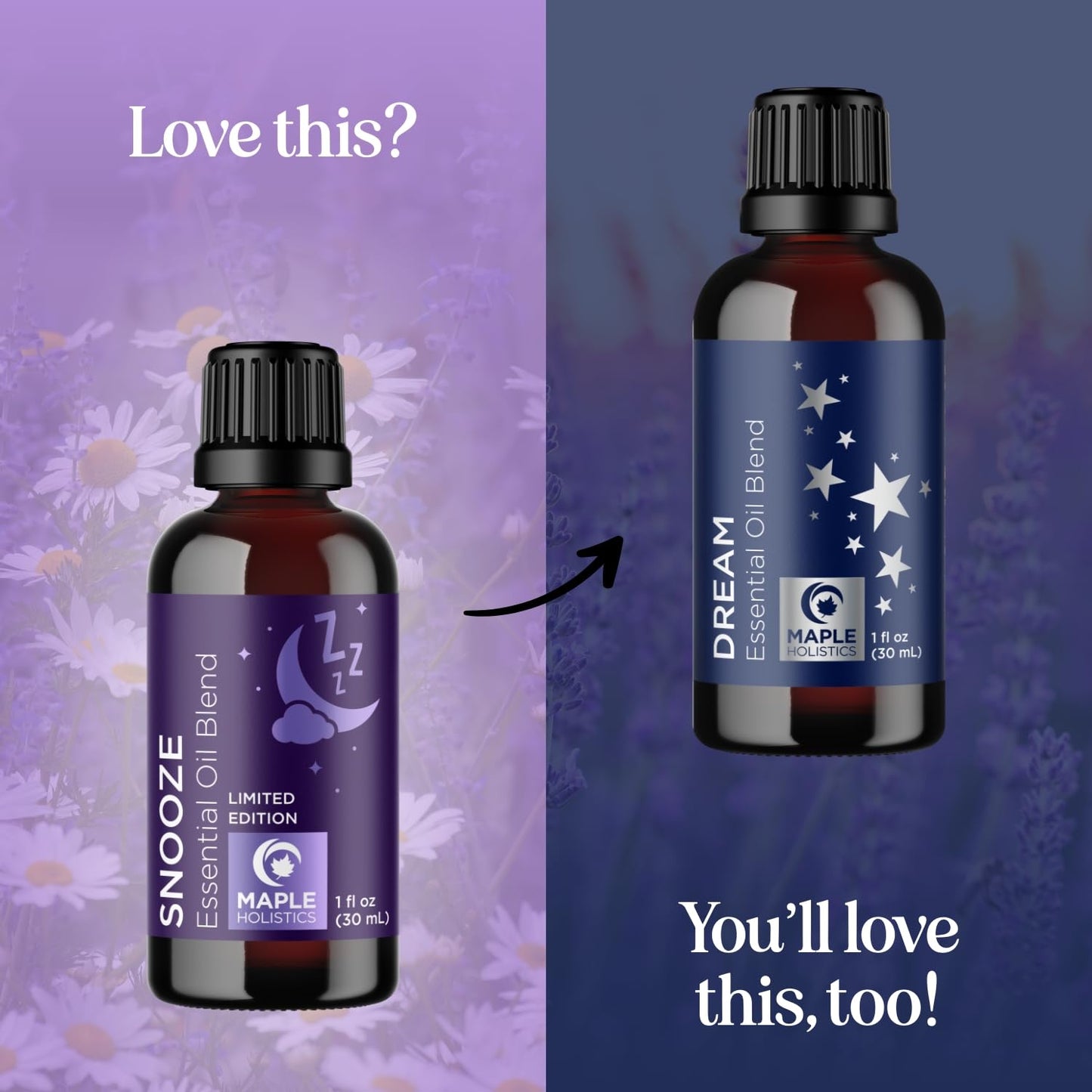 Sleep Essential Oil Blend for Diffuser - Snooze Blend Essential Oil for Sleep with Roman Chamomile Maple HolisticsBuy Supplements Australia
