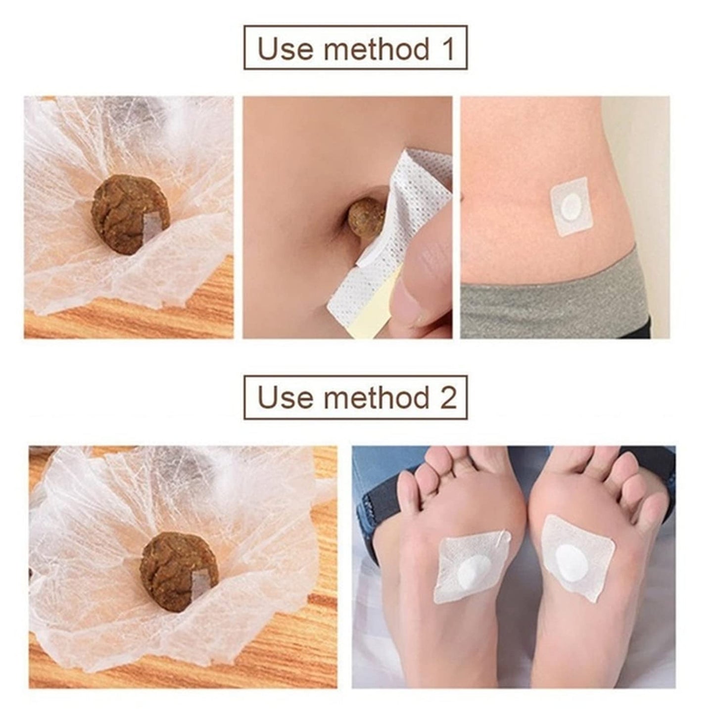 Bubchen Mugwort Belly Patch,30Pcs Natural Wormwood Essence and 30Pcs Belly Sticker BURWSEKKBuy Supplements Australia