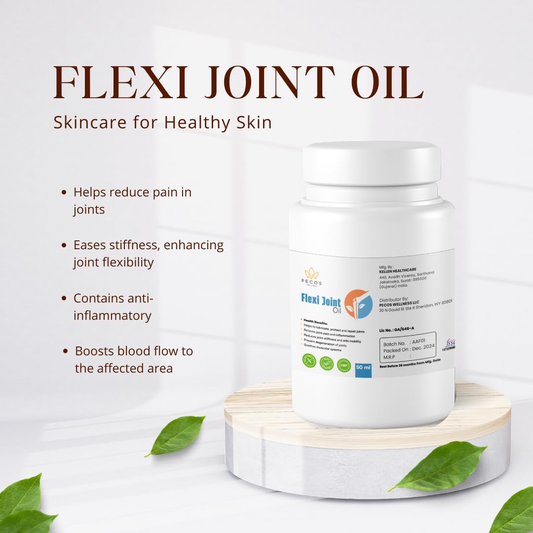PECOS WELLNESS Flexi Joint Oil, Dietary Supplement PECOS WELLNESSBuy Supplements Australia