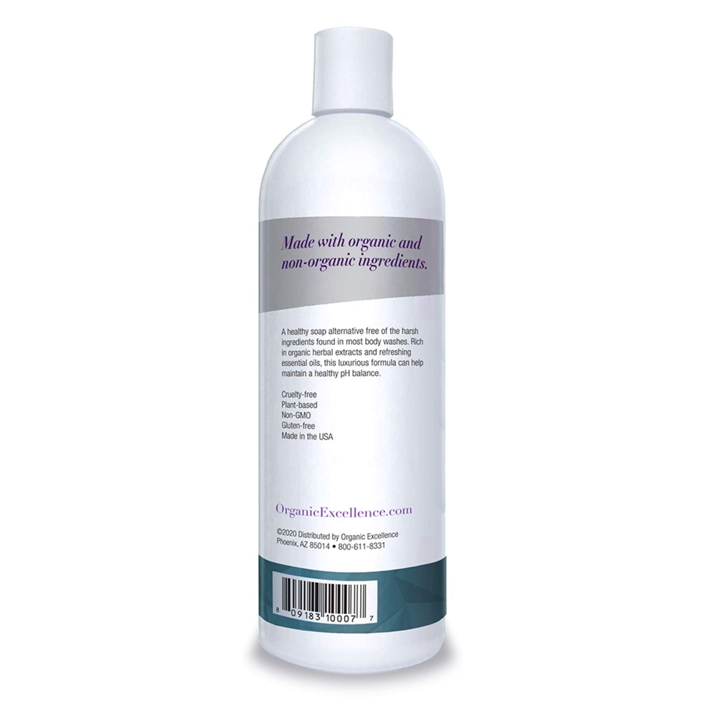Organic Excellence Spearmint Body Wash For All Skin Types - Natural Soap Alternative - Sulphate and Paraben Free Organic ExcellenceBuy Supplements Australia