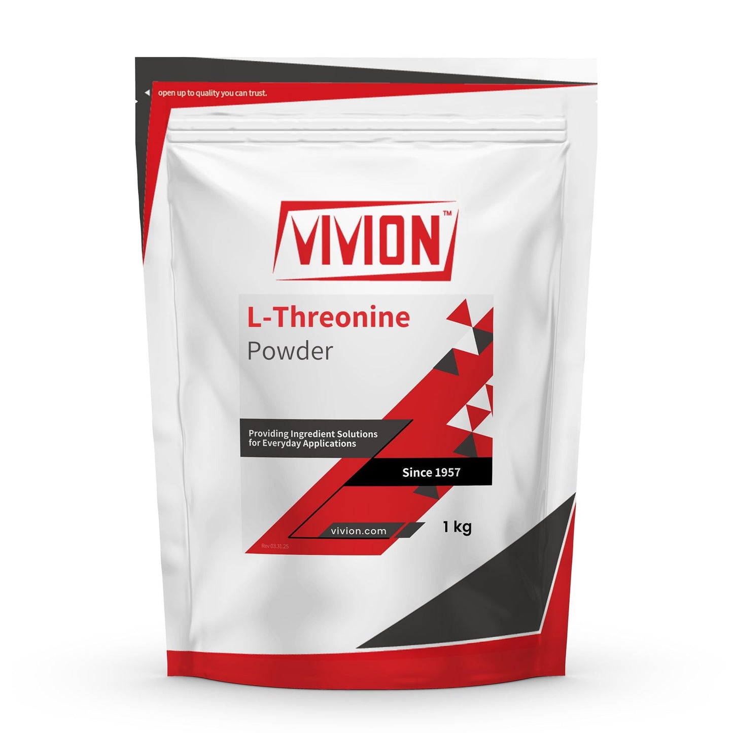 Vivion L-Threonine Powder 1000 Grams - Amino Acid Powdered for Manufacturing Muscle Recovery, Immune & Gut Health Tablet Capsule Formulations - 1 kg (2.2 lb) VivionBuy Supplements Australia