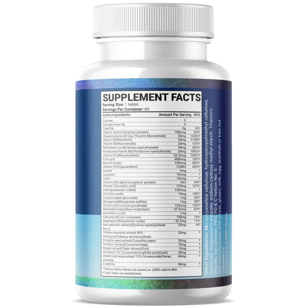 Organic Strength Daily Men's Multivitamins - Multivitamin for Men & Multimineral Supplement for Enhanced Energy Organic StrengthBuy Supplements Australia
