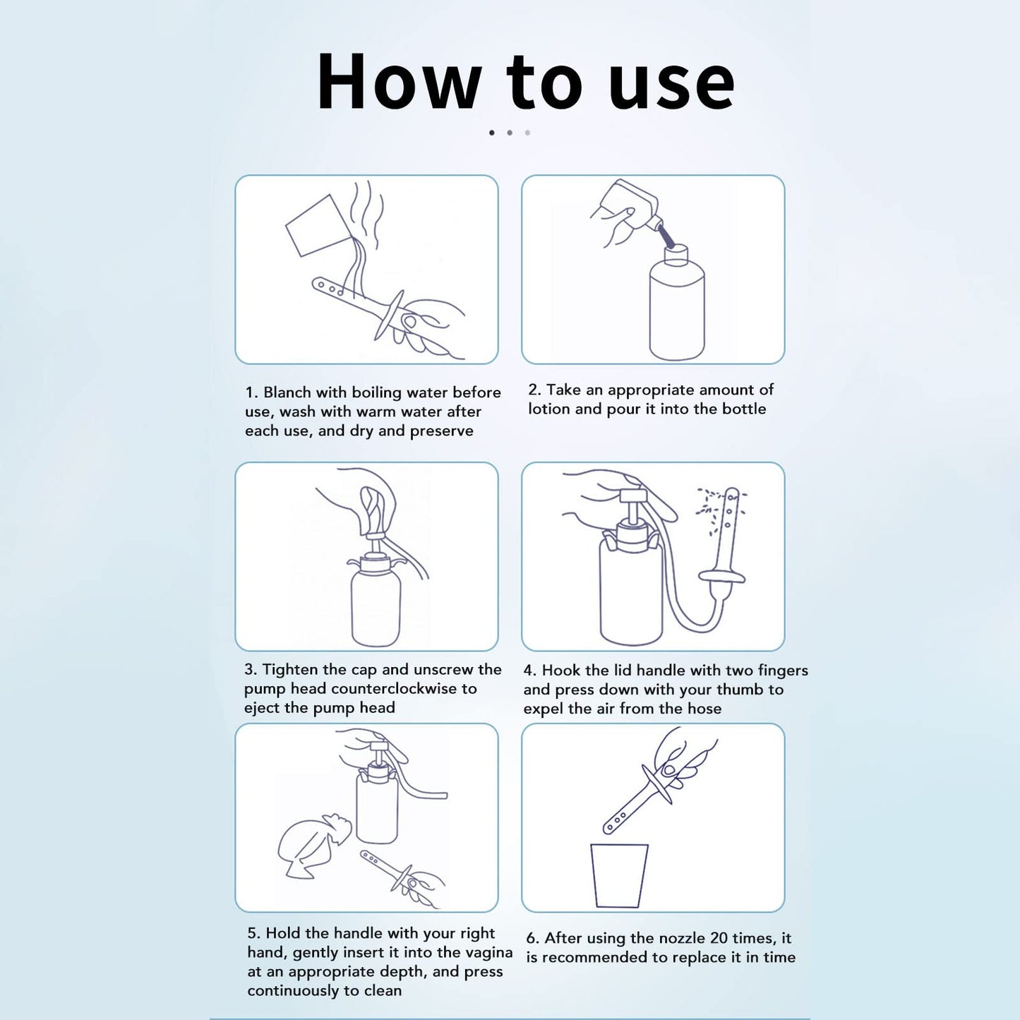 Vaginal Douche Cleaner,350ml Vaginal Cleanser Vaginal Douche Reusable Vaginal Cleansing System BrrnooBuy Supplements Australia