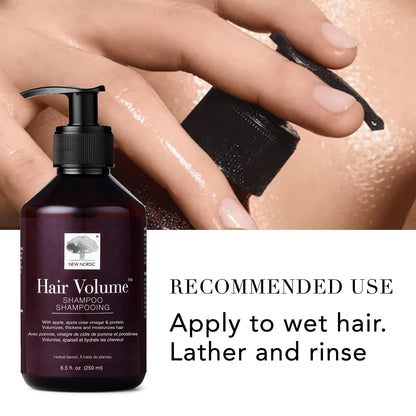 New Nordic Hair Volume Shampoo 250ml - Herbal Volumising Shampoo For Dry Damaged Hair - Suitable for Men and Women NEW NORDICBuy Supplements Australia