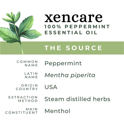 xencare Peppermint USDA Organic Food Grade Essential Oil | 100% Pure Natural Undiluted XenCareBuy Supplements Australia