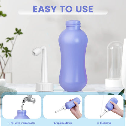 450ml Peri Bottle Postpartum for Feminine Care, 2 Pack Portable Travel Bidet for Toilet, Perineal Bottle VicnKioHBuy Supplements Australia
