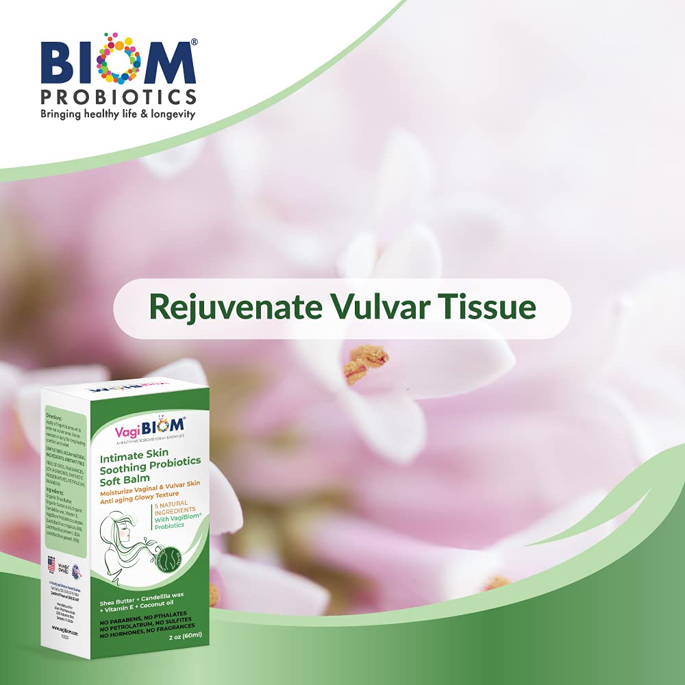 Intimate Skin Soothing Probiotics Soft Balm SheaButter with VagiBiom Lactobacillus crispatus Biom ProbioticsBuy Supplements Australia