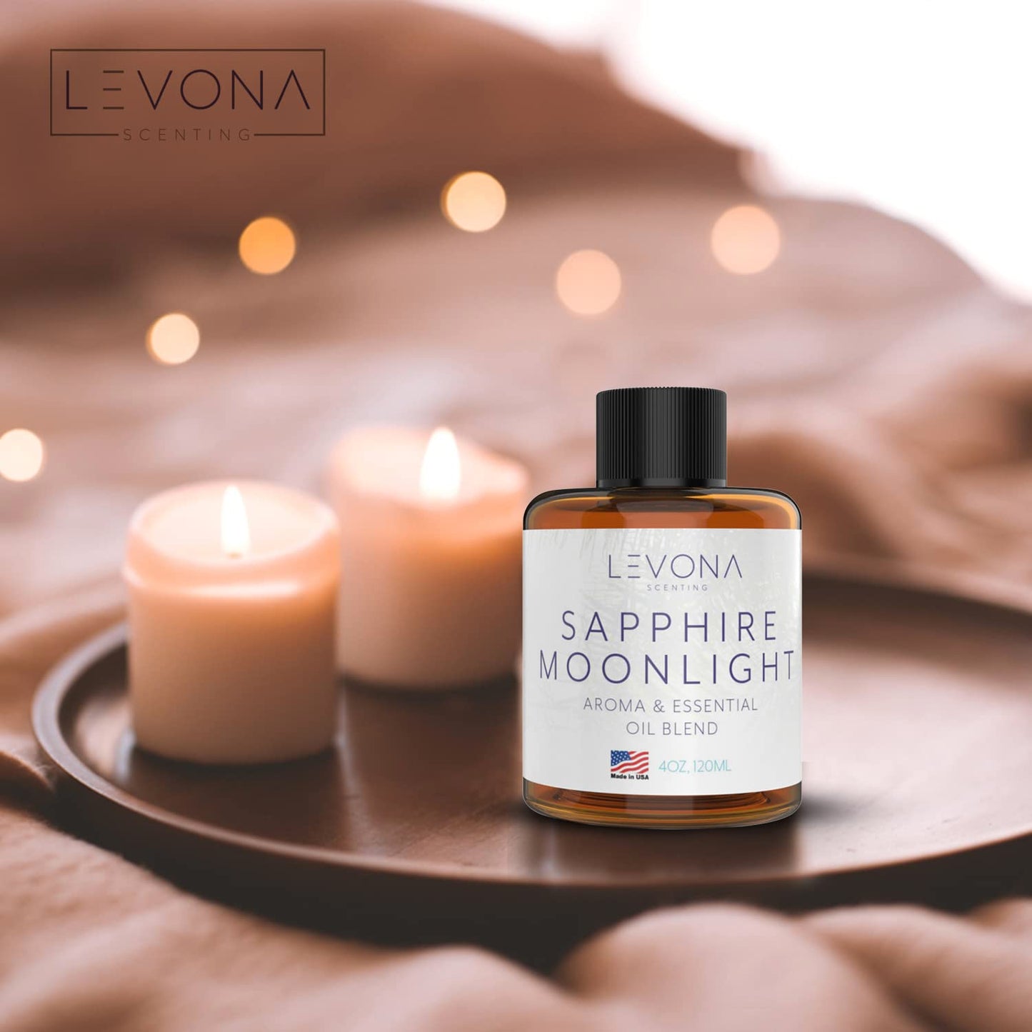 Levona Scent Pure Essential Oils For Diffusers For Home, Hotel & Office - Sapphire Moonlight Essential Oil LEVONA SCENTBuy Supplements Australia