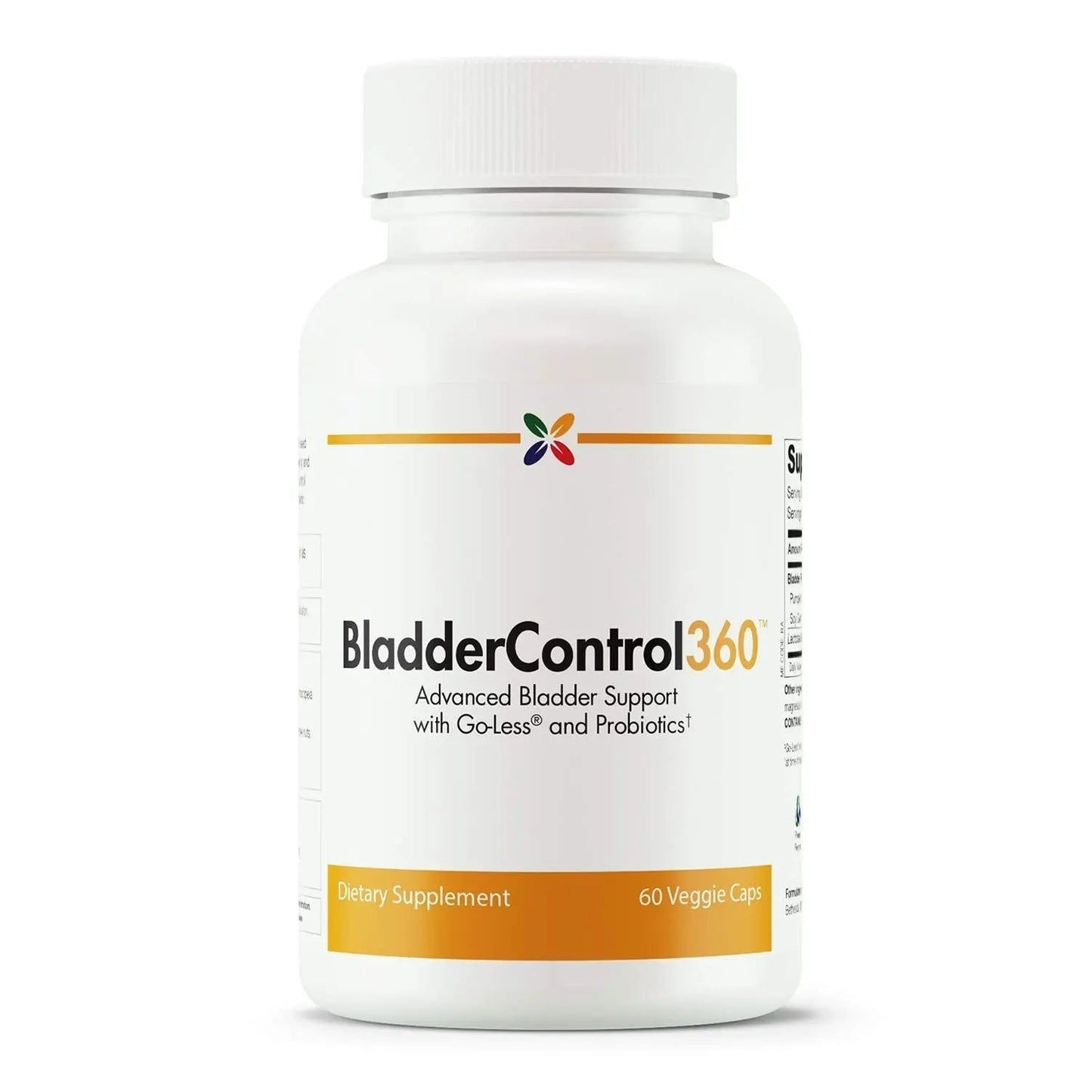 Stop Aging Now - BladderControl360 Formula - Bladder Control Support - Go-Less & Probiotics - Urinary Health Probiotic Supplement - Lactobacillus Rhamnosus, Pumpkin Seed & Soy Germ Extracts - 60 Vcaps Stop Aging NowBuy Supplements Australia