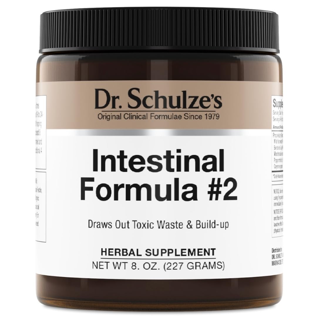 Dr. Schulze's Intestinal Formula #2 - Cleansing Supplement for Colon Health Support - Supports Daily Elimination - Plant-Based Herbal Supplement - Gluten-Free & Vegan - 8 oz Dr. Schulze'sBuy Supplements Australia
