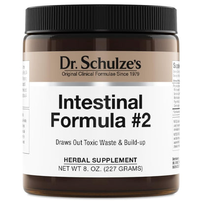 Dr. Schulze's Intestinal Formula #2 - Cleansing Supplement for Colon Health Support - Supports Daily Elimination - Plant-Based Herbal Supplement - Gluten-Free & Vegan - 8 oz Dr. Schulze'sBuy Supplements Australia