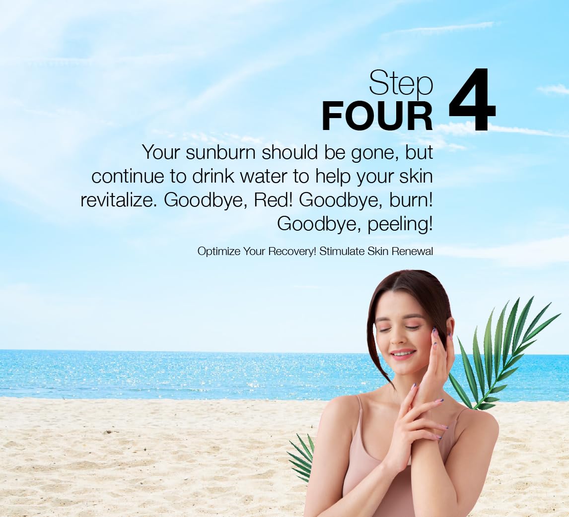 Sunburn Drink - Twin Pack - After Sun Skin Care - Supports Healthy Skin from The Inside Out -Promotes Hydration - Sun Damage Support - Mix with Water - Travel Size Sunburn DrinkBuy Supplements Australia