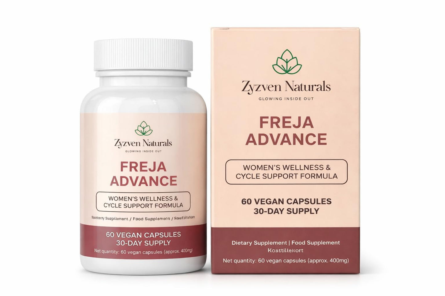 Zyzven Naturals Freja Advance – Women’s Wellness & Cycle Support Supplement – Myo-Inositol, Maca, Vitex, Shatavari, NAC, Zinc & Chromium – 60 Vegan Capsules – 30 Day Supply Zyzven NaturalsBuy Supplements Australia