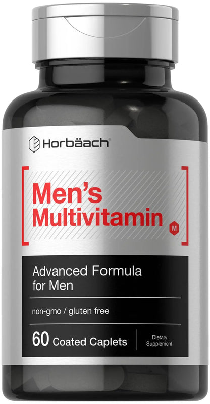 Horbäach Mens Multivitamin | 60 Caplets | Advanced Formula | with Vitamin C, D, Magnesium, Minerals & More | HorbäachBuy Supplements Australia