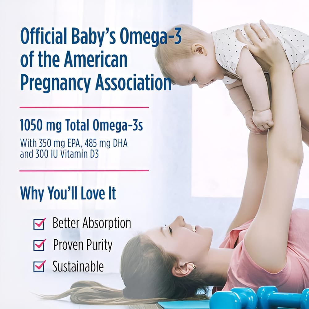 Nordic Naturals Baby’s DHA, Unflavored - 2 oz - 1050 mg Omega-3 + 300 IU Vitamin D3 - Supports Brain, Vision & Nervous System Development in Babies - Non-GMO - Servings May Vary Nordic NaturalsBuy Supplements Australia