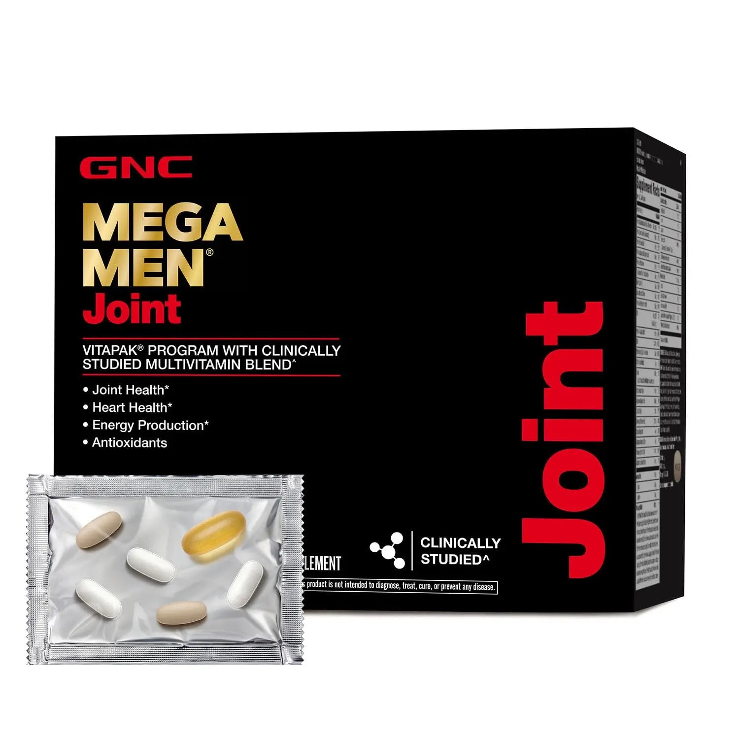 GNC Mega Men Joint Vitapak Program, Convenient Complete Nutrition, 3 Products in 1 Packet, Move Better, Comfort & Function GNC