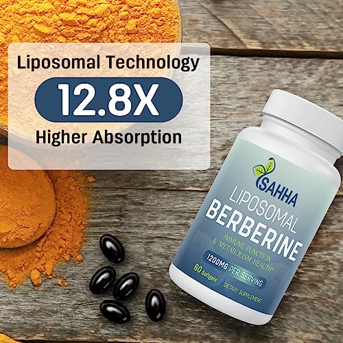 Sahha Advanced Liposomal Berberine 1200mg - Maximized Absorption for Optimal Results SahhaBuy Supplements Australia