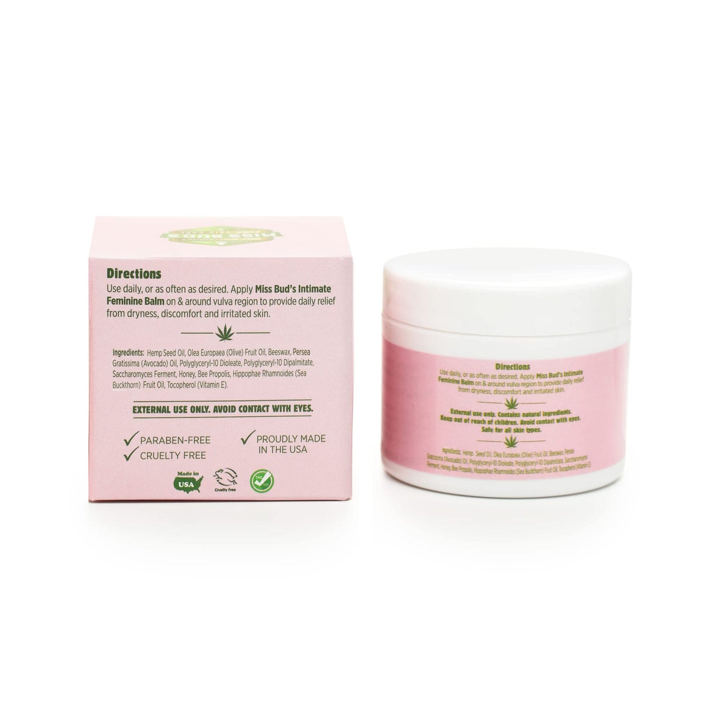 Miss Bud’s Hemp Intimate Feminine Vulva Balm Relieves Itching, Burning, and Redness Eliminates NATURE'S ORIGINAL MADE WITH CANATREX UNCLE BUD'S · TOPICAL PAIN RELIEVER · A TRUSTED FAMILY FORMULABuy Supplements Australia