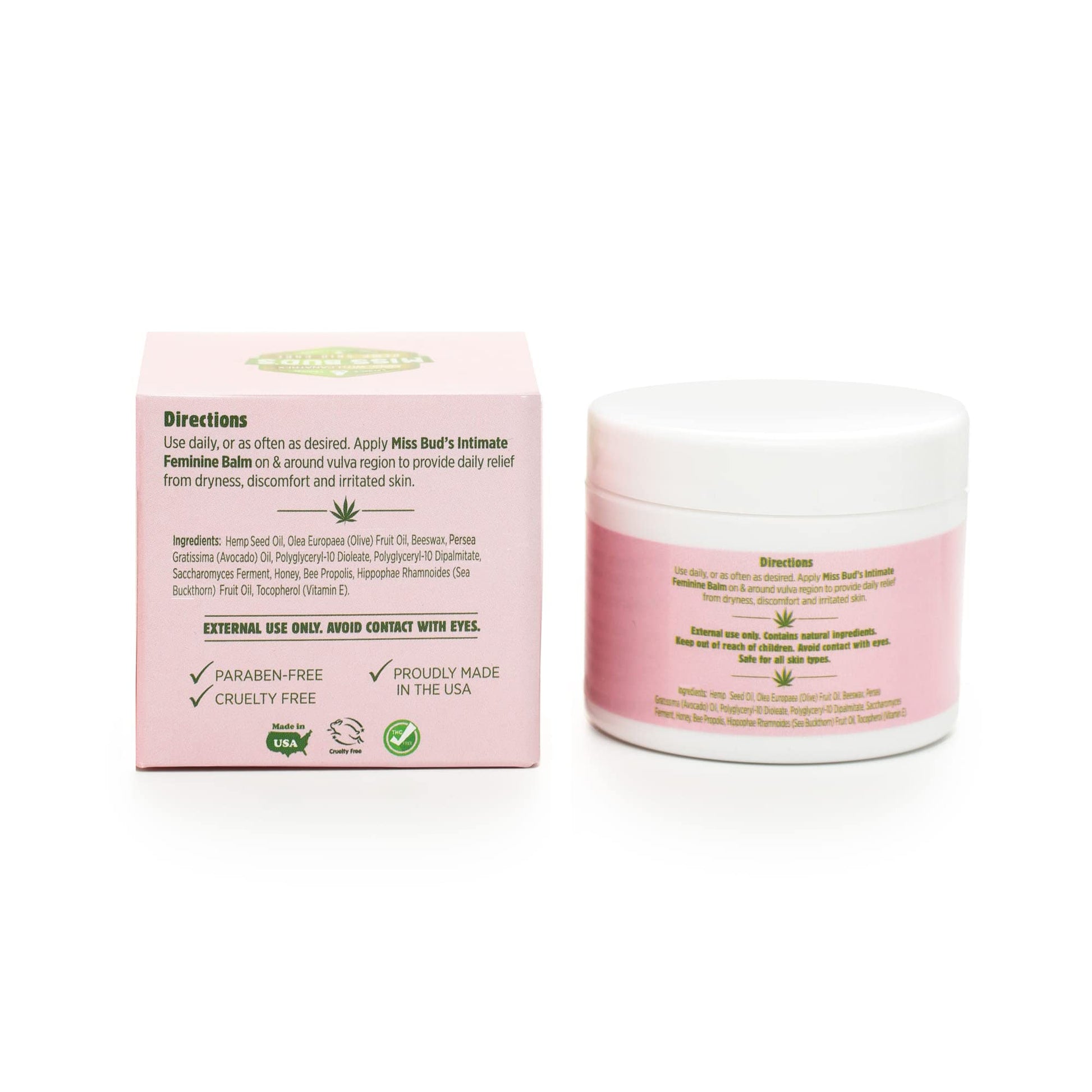 Miss Bud’s Hemp Intimate Feminine Vulva Balm Relieves Itching, Burning, and Redness Eliminates NATURE'S ORIGINAL MADE WITH CANATREX UNCLE BUD'S · TOPICAL PAIN RELIEVER · A TRUSTED FAMILY FORMULABuy Supplements Australia