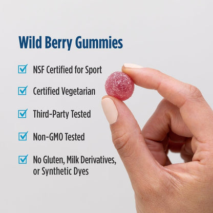 Nordic Naturals Vitamin D3 Gummies Sport, Wild Berry - 120 Gummies - 1000 IU Vitamin D3 - NSF Certified - Healthy Bones, Mood & Immune System Function - Non-GMO - 120 Servings Nordic NaturalsBuy Supplements Australia