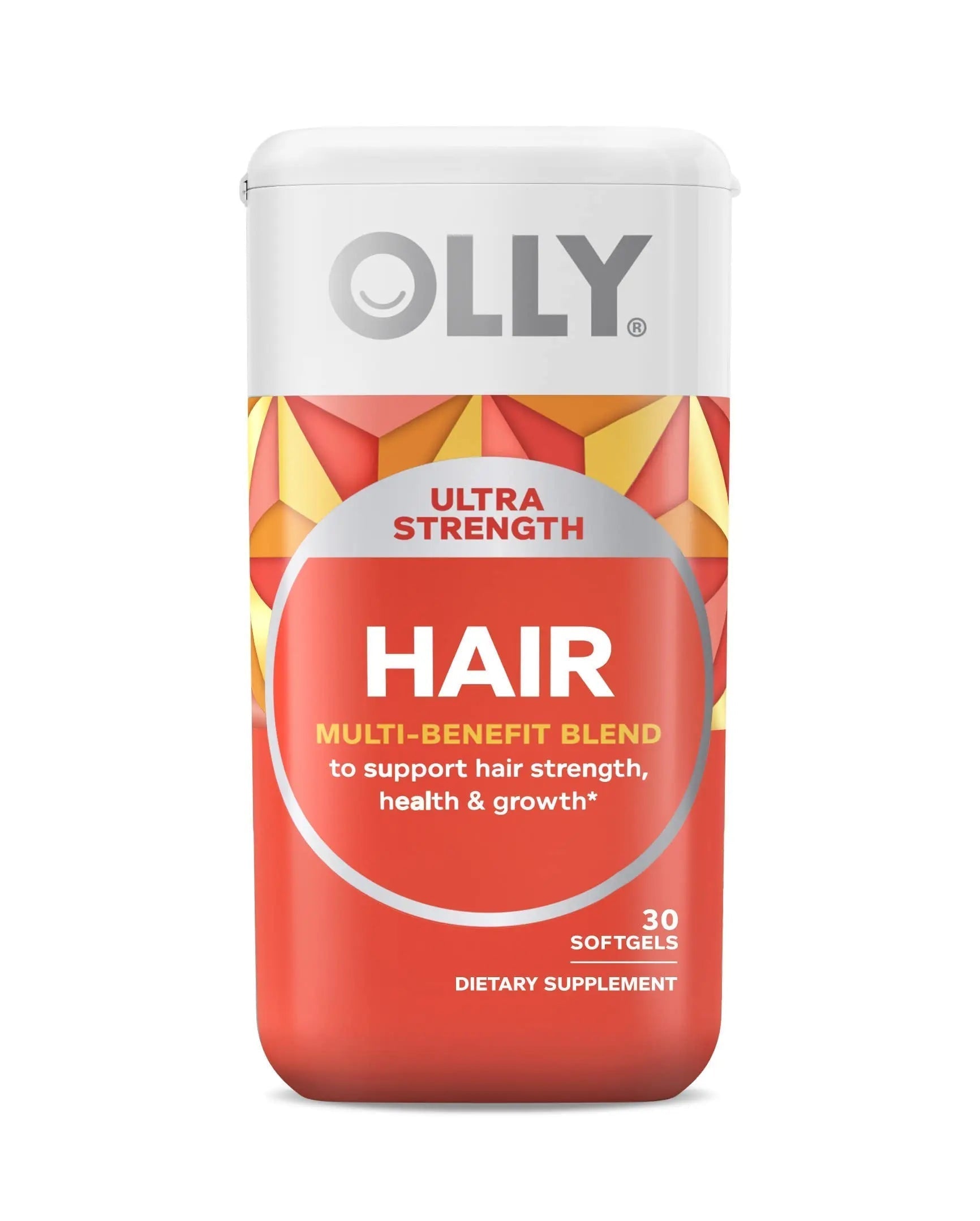 OLLY Ultra Women's Multi Softgels & Ultra Strength Hair Softgels, Supports Hair Health, Biotin, Keratin, Vitamin D, B12, Hair Supplement, 30 Day Supply - 30 Count OLLYBuy Supplements Australia
