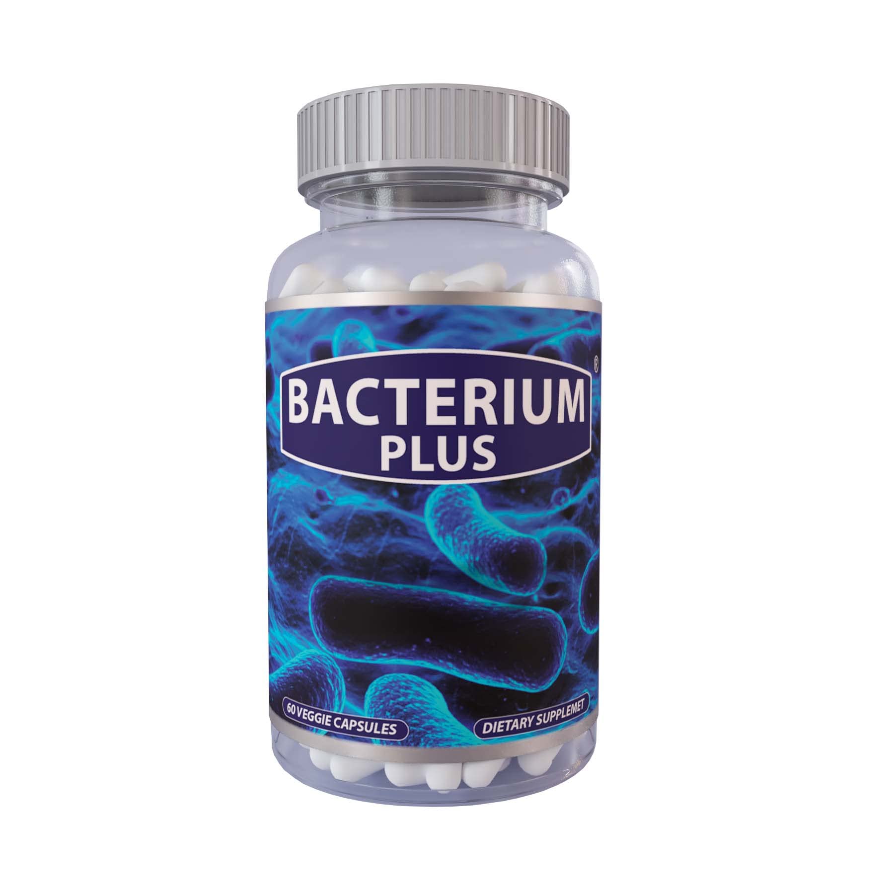 Bacterium Plus - Maximum Strength Probiotics - Probiotic Blend to Improve Instestinal Health, 100% Natural Digestive Supplement - 60 Capsules BACTERIUM PLUSBuy Supplements Australia