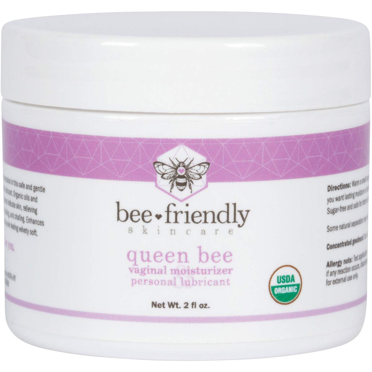BeeFriendly Organic Vaginal Moisturizer, USDA Certified, Natural Vulva Cream For Dryness BeeFriendlyBuy Supplements Australia