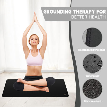 LOYDBDT Grounding Mat,11.8x23.6inches,Grounding Mat with 15ft Grounding Cord LOYDBDTBuy Supplements Australia