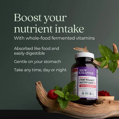 New Chapter Women’s Multivitamin 55+, Astaxanthin, B6, B12, D3, Vitamin C & Zinc, Immune, Heart, Cellular Energy New ChapterBuy Supplements Australia