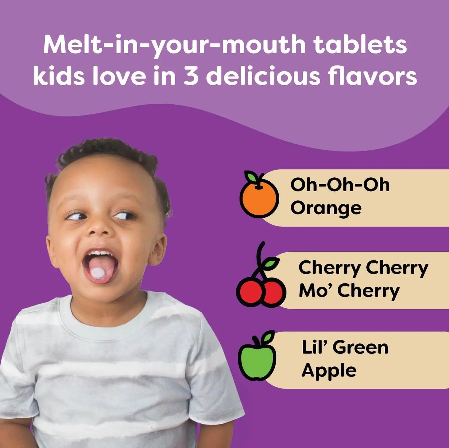 Renzo's Picky Eater Kids Multivitamin with Iron, Dissolving Kids Vitamins with Vitamin D3 and K2 and More, 60 Sugar-Free Melty Tabs Renzo'sBuy Supplements Australia