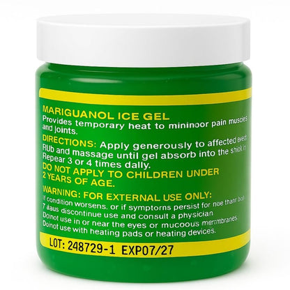 Mariguanol Extra Strong Muscle Rub Gel with Hemp Oil, Menthol & Camphor – Cooling, Fast-Absorbing Topical Gel for Post-Workout Active Lifestyles – Net Wt. (4 Ounce (Pack of 1)) MARIGUANOLBuy Supplements Australia