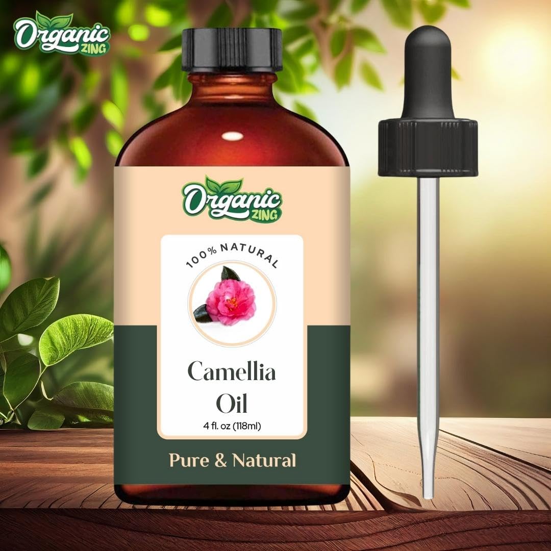 Organic Zing Camellia (Camellia Japonica) Oil | Pure & Natural Carrier Oil for Skincare, Hair Care & Massage ORGANIC ZINGBuy Supplements Australia