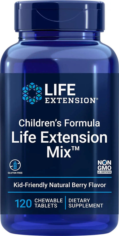 Life Extension Children's Formula Mix™, multivitamin for Kids, 18 Essential Vitamins and Minerals Life Extension