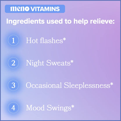 MENO Vitamins for Menopause, 30 Servings (Pack of 3) - Hormone-Free Menopause O PositivBuy Supplements Australia
