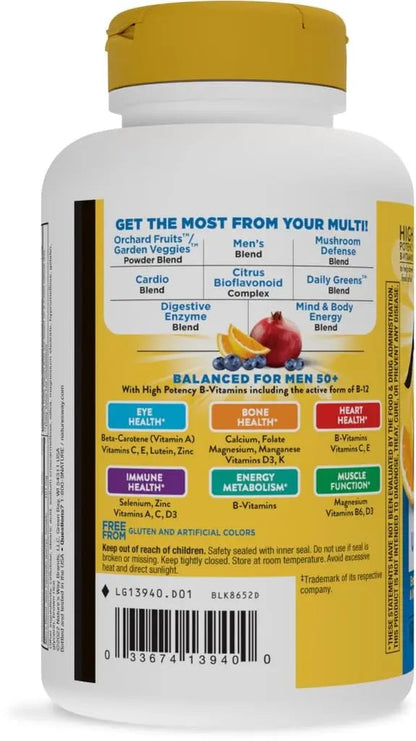 Alive! Once Daily Men's 50+ Ultra - 60 Tablets by Nature's Way Nature's WayBuy Supplements Australia