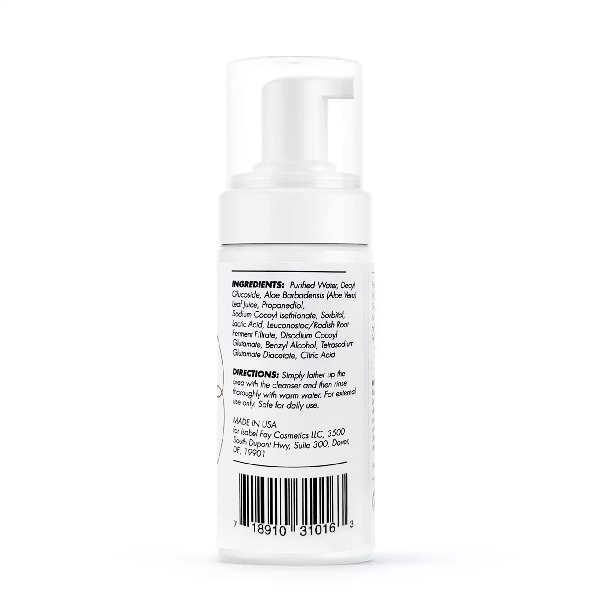 Isabel Fay ph Balanced Feminine Intimate Foam Wash gentle and safe for sensitive skin Isabel FayBuy Supplements Australia