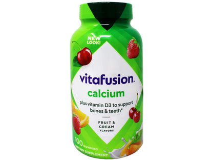 Vitafusion Calcium Adult Gummy Vitamins, 100 Gummy Vitamins VitafusionBuy Supplements Australia