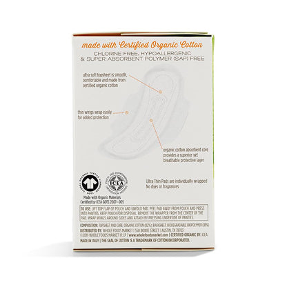 Azalea, Organic Cotton Pads, Regular, 10 ct 365 by Whole Foods MarketBuy Supplements Australia