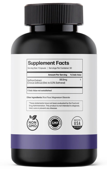 Pure Saffron Extract - Appetite Suppressant for Weight Loss Women & Men - Natural Hunger Ultra6 NutritionBuy Supplements Australia