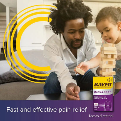 Bayer Extra Strength 500mg Aspirin Plus Caffeine for Powerful Pain Relief, 200 Coated Caplets BayerBuy Supplements Australia