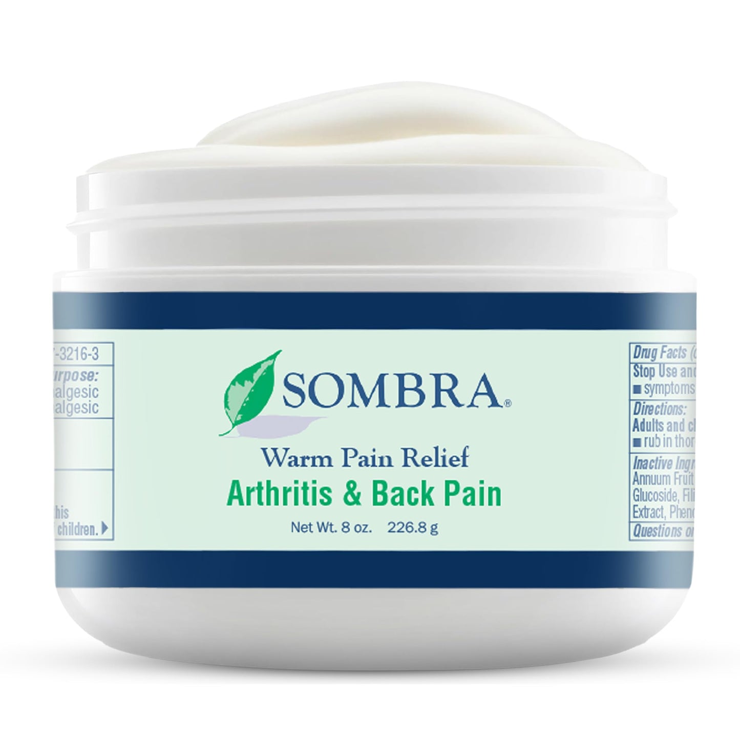 Sombra Warm Therapy Gel – Warming Muscle Comfort & Tension Relief – 8oz Jar SombraBuy Supplements Australia